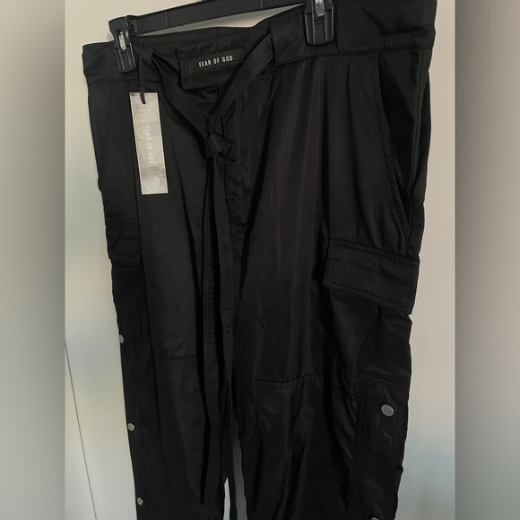 Fear Of God 34W Medium Sixth Collection Nylon Cargo Pants Tags  Cobrax Snap RIRI - Picture 3 of 16